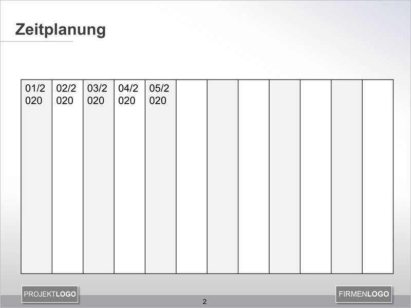 Zeitstrahl - Monate